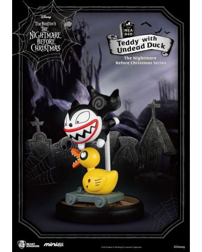 Фигура Beast Kingdom Disney: Nightmare Before Christmas - Teddy with Undead Duck (Mini Egg Attack), 8 cm - 3