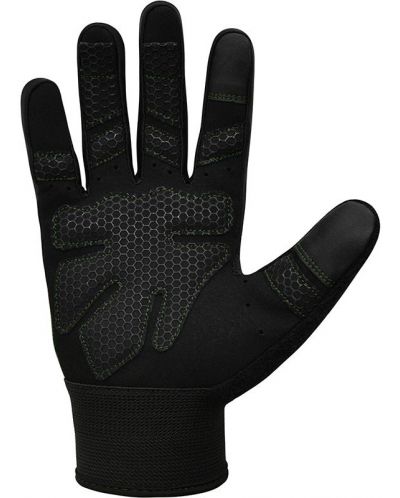 Фитнес ръкавици RDX - W1 Full Finger , зелени/черни - 4