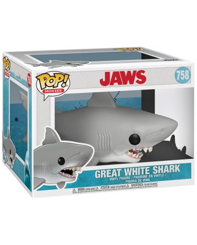 Фигура Funko POP! Movies: Jaws - Great White Shark #758, 15 cm - 2