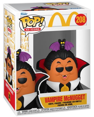 Фигура Funko POP! Ad Icons: McDonald's - Vampire McNugget #208 - 2