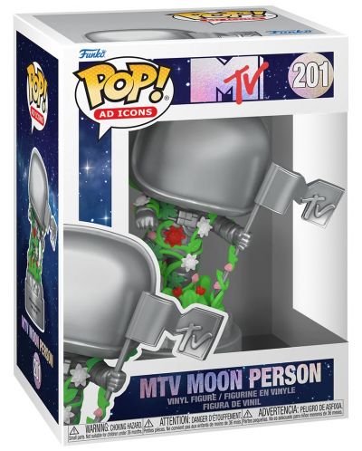 Фигура Funko POP! Ad Icons: MTV 40th - MTV Moon Person #201 - 2