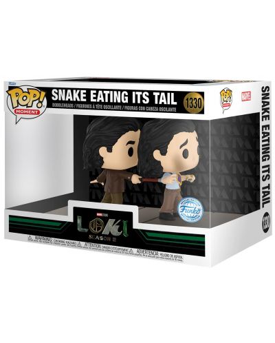 Фигура Funko POP! Moments: Loki - Snake Eating It's Tail (Special Edition) #1330 - 2