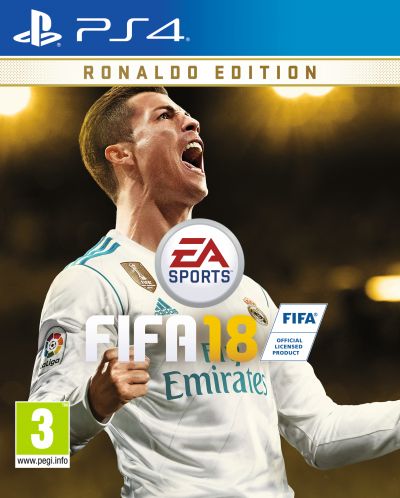 FIFA 18 Ronaldo Edition + подарък албум и стикери Panini (PS4) - 1