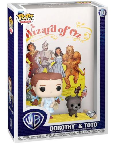 Фигура Funko POP! Movie Posters: The Wizard of Oz - Dorothy & Toto (Diamond Collection) #10 - 2