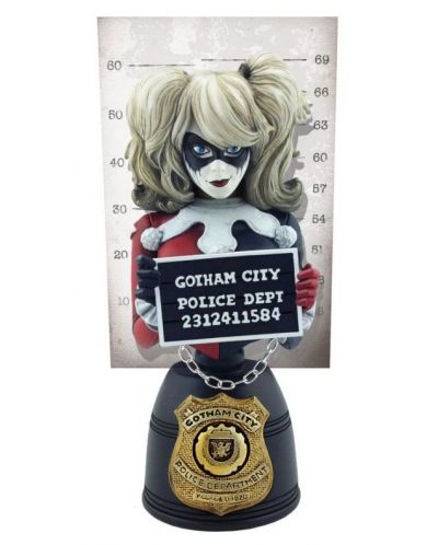 Фигура DC Comics Mugshot Bust - Harley Quinn, 19 cm - 1