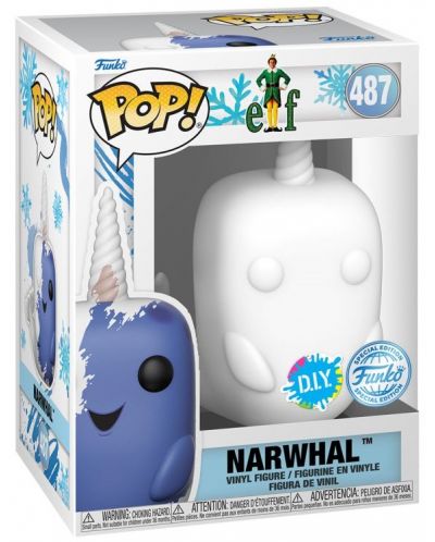 Фигура Funko POP! Movies: Elf - Narwhal (D.I.Y.) (Special Edition) #487 - 2