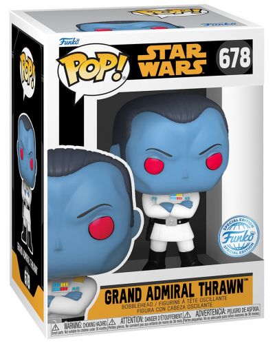 Фигура Funko POP! Movies: Star Wars - Grand Admiral Thrawn (Star Wars: Rebels) (Special Edition) #678 - 2