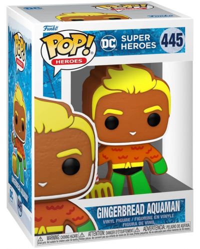 Фигура Funko POP! DC Comics: Holiday - Gingerbread Aquaman #445 - 2