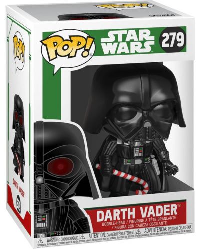 Фигура Funko POP! Star Wars: Holiday - Darth Vader #279 - 3