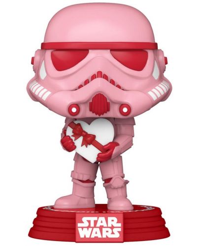 Фигура Funko POP! Movies: Star Wars - Valentines (Stormtrooper With Heart) #418 - 1