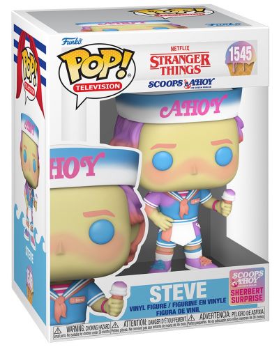 Фигура Funko POP! Television: Stranger Things - Steve (Scoops Ahoy) #1545 - 2