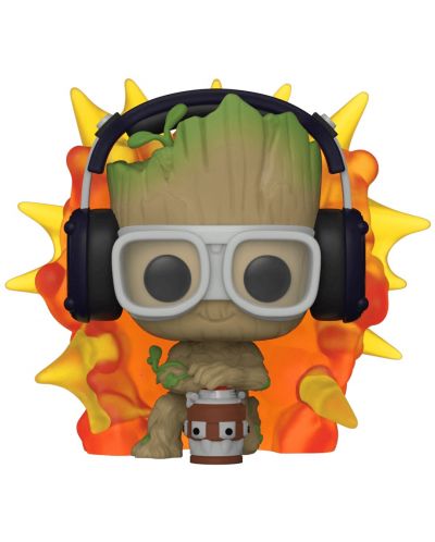 Фигура Funko POP! Marvel: I Am Groot - Groot with Detonator #1195 - 1