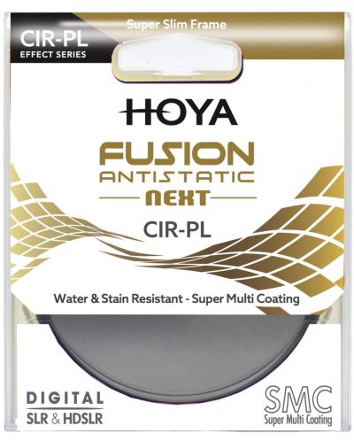 Филтър Hoya - CPL Fusion Antistatic Next, 55 mm - 2