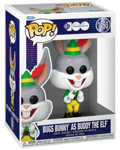 Фигура Funko POP! Animation: Warner Bros 100th Anniversary - Bugs Bunny as Buddy the Elf #1450 - 2
