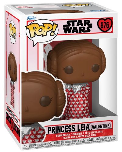 Фигура Funko POP! Valentines: Star Wars - Princess Leia (Chocolate) #676 - 2