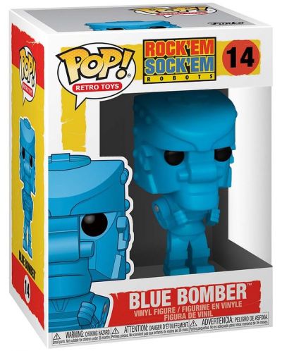 Фигура Funko POP! Retro Toys: Rock 'Em Sock 'Em Robots - Blue Bomber #14 - 2