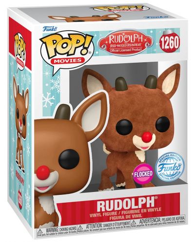 Фигура Funko POP! Movies: Rudolph - Rudolph (Flocked) (Special Edition) #1260 - 2