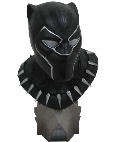 Статуетка бюст Diamond Select Marvel: Avengers - Black Panther (Legends In 3D), 25 cm - 1