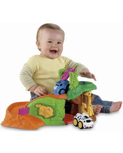 Рампа за звуци Fisher Price - Lil' Zoomers Safari Sounds - 2