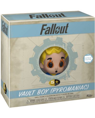 Фигура Funko 5 Star: Fallout - Vault Boy (Pyromaniac), 8 cm - 2
