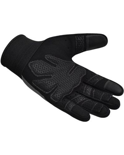 Фитнес ръкавици RDX - W1 Full Finger+,  сиви/черни - 7