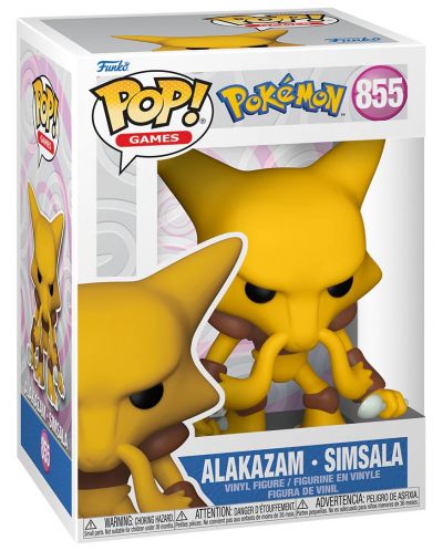 Фигура Funko POP! Games: Pokemon - Alakazam #855 - 2