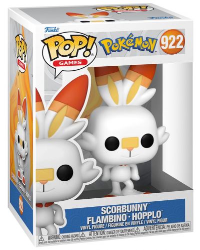 Фигура Funko POP! Games: Pokemon - Scorbunny #922 - 2