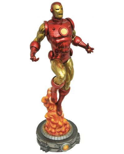 Статуетка Diamond Select Marvel: Iron Man - Classic Iron Man, 28 cm - 1