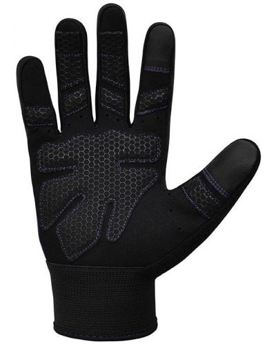 Фитнес ръкавици RDX - W1 Full Finger+,  лилави/черни - 4