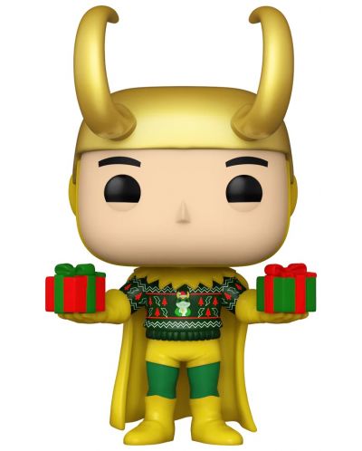 Фигура Funko POP! Marvel: Holiday - Loki (Metallic) (Special Edition) #1322 - 1