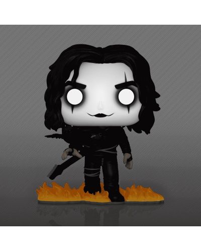 Фигура Funko POP! Movies: The Crow - Eric Draven (With Crow) (Glows in the Dark) (Special Edition) #1429 - 3