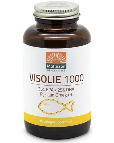 Fish oil 1000, 90 капсули, Mattisson Healthstyle - 1