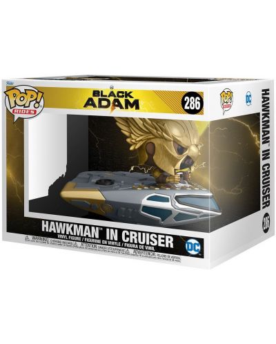 Фигура Funko POP! Rides: Black Adam - Hawkman in Cruiser #286 - 2