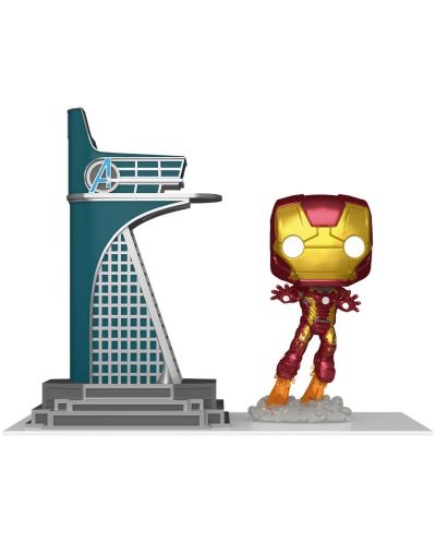 Фигура Funko POP! Town: Avengers - Tower & Iron Man (The infinity Saga) (Glows in the Dark) (Special Edition) #35 - 1