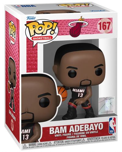 Фигура Funko POP! Sports: Basketball - Bam Adebayo (Miami Heat) #167 - 2