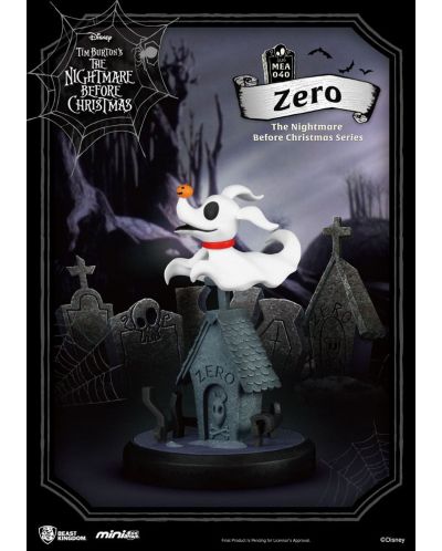 Фигура Beast Kingdom Disney: Nightmare Before Christmas - Zero (Mini Egg Attack), 8 cm - 2