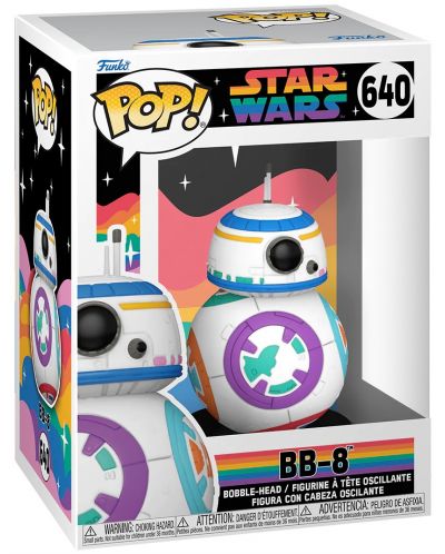 Фигура Funko POP! Movies: Star Wars - BB-8 (Pride 2023) #640 - 2