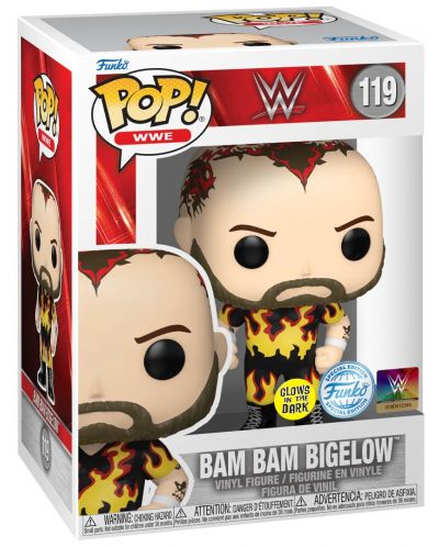 Фигура Funko POP! Sports: WWE - Bam Bam Bigelow (Glows in the Dark) (Special Edition) #119 - 2