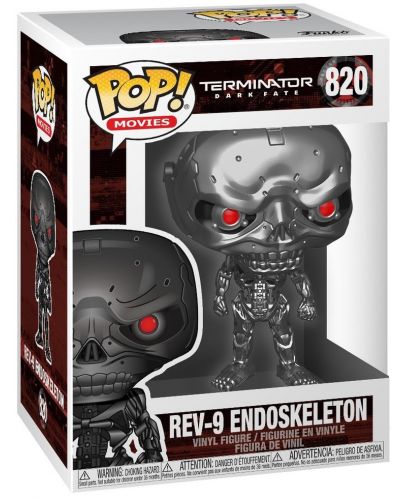 Фигура Funko POP! Movies: The Terminator - REV-9 Endoskeleton #820 - 2