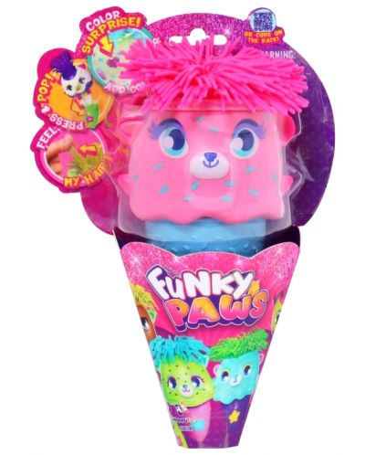 Фигурка Funky Paws - Изскачащо сладурче в конус, асортимент - 5