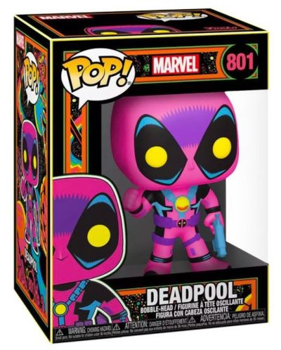 Фигура Funko POP! Marvel: Black Light - Deadpool (Special Edition) #801 - 2