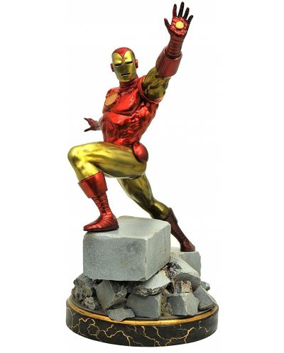 Статуетка Diamond Select Marvel: Iron Man - Classic Iron Man (Marvel Premier Collection), 35 cm - 1
