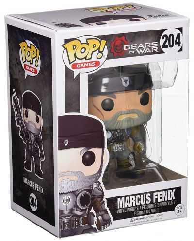Фигура Funko Pop! Games: Gears of War - Old Marcus Fenix, #204 - 2