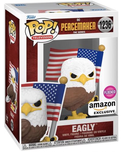 Фигура Funko POP! Television: Peacemaker - Eagly (Flocked) (Amazon Exclusive) #1236 - 2