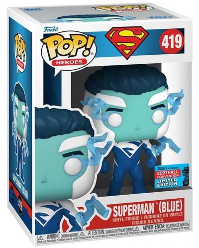 Фигура Funko POP! DC Comics - Superman (Blue) (Special Edition) #419 - 2