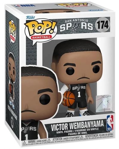 Фигура Funko POP! Sports: Basketball - Victor Wembanyama (San Antonio Spurs) #174 - 2