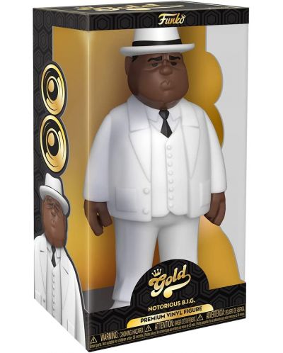 Статуетка Funko Gold Music: Notorious B.I.G - Biggie Smalls White Suit, 30 cm - 2
