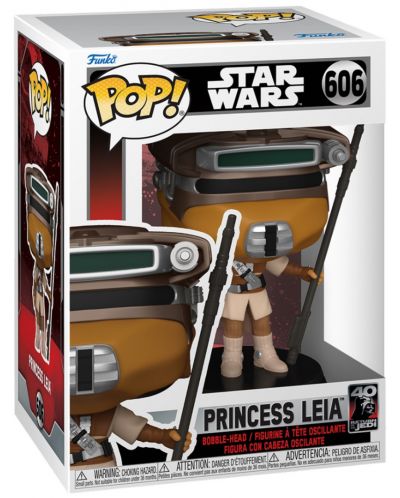 Фигура Funko POP! Movies: Return of the Jedi - Princess Leia (40th Anniversary) #606 - 2