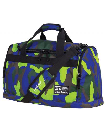 Спортна чанта Cool Pack Fit - Camouflage Lime - 1