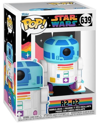 Фигура Funko POP! Movies: Star Wars - R2-D2 (Pride 2023) #639 - 2